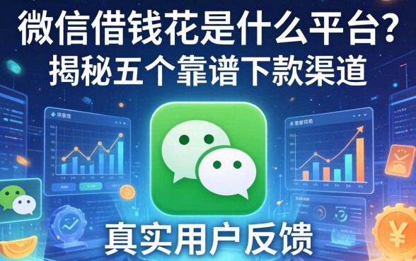 微信借钱花是什么平台？揭秘五个靠谱下款渠道与真实用户反馈