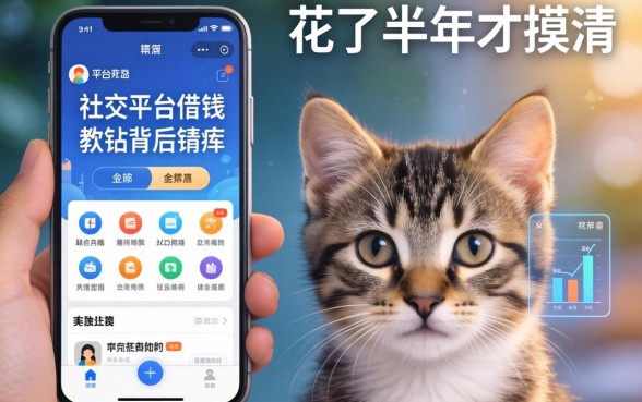 社交平台借钱软件背后的猫腻，我花了半年才摸清