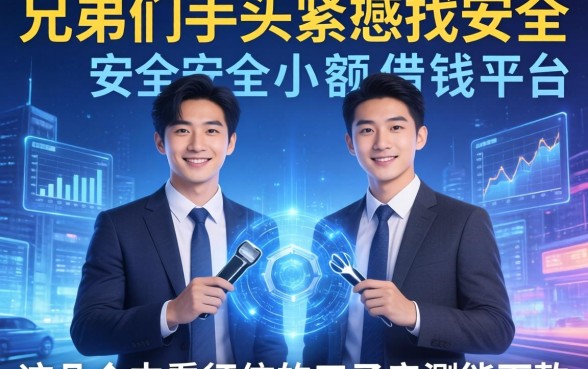 兄弟们手头紧想找安全小额借钱平台，这几个不看征信的口子亲测能下款