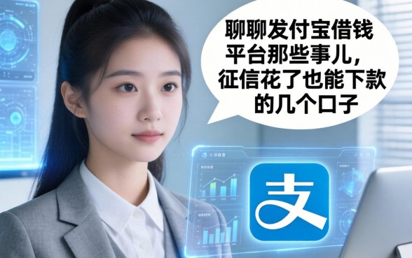 聊聊发付宝借钱平台那些事儿：征信花了也能下款的几个口子