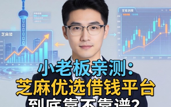 小老板亲测：芝麻优选借钱平台到底靠不靠谱？