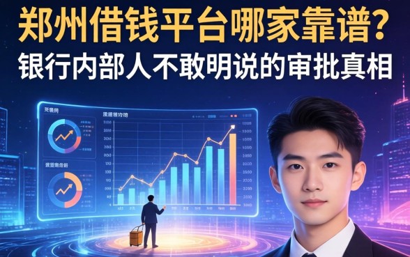 郑州借钱平台哪家靠谱？银行内部人不敢明说的审批真相