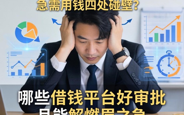 急需用钱四处碰壁？哪些借钱平台好审批且能解燃眉之急？