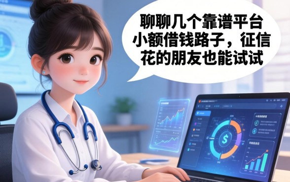 聊聊几个靠谱的平台小额借钱路子，征信花的朋友也能试试