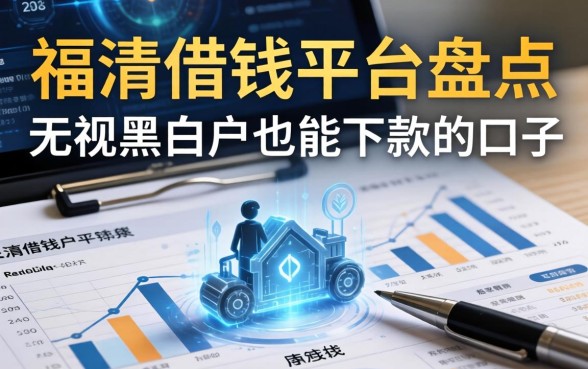 福清借钱平台盘点：无视黑白户也能下款的口子