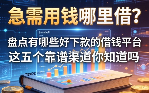 急需用钱哪里借？盘点有哪些好下款的借钱平台，这五个靠谱渠道你知道吗？