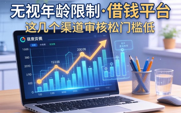 无视年龄限制的借钱平台，这几个渠道审核松门槛低