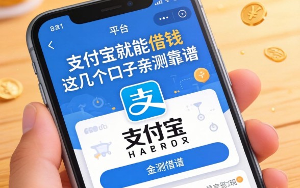 手机里装了支付宝就能借钱的平台，这几个口子亲测靠谱