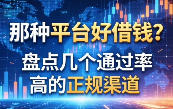 那种平台好借钱？盘点几个通过率高的正规渠道