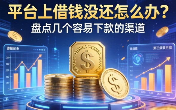 平台上借钱没还怎么办？盘点几个容易下款的渠道