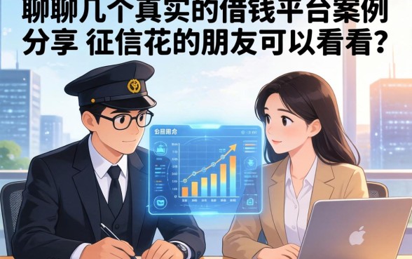 聊聊几个真实的借钱平台案例分享，征信花的朋友可以看看