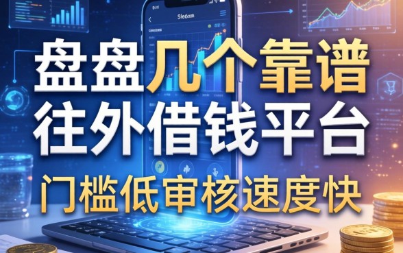 盘点几个靠谱的往外借钱平台，门槛低审核速度快