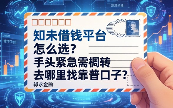 邮政卡借钱平台怎么选？手头紧急需周转去哪里找靠谱口子？