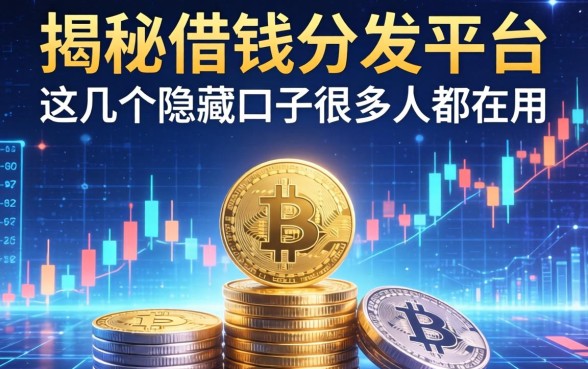 揭秘借钱分发平台：这几个隐藏口子很多人都在用