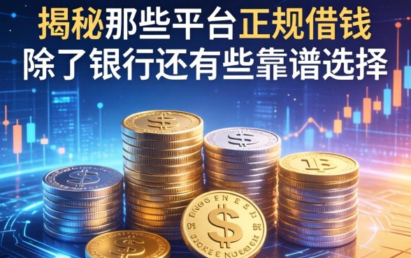 揭秘那些平台正规借钱，除了银行还有这些靠谱选择