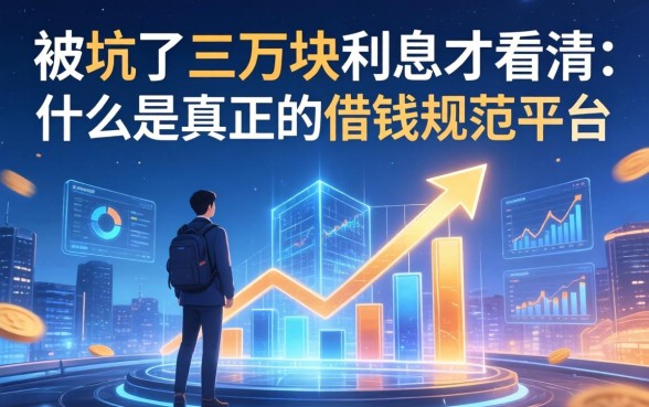 被坑了三万块利息才看清：什么是真正的借钱规范平台