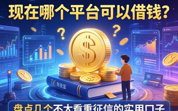 现在哪个平台可以借钱？盘点几个不太看重征信的实用口子