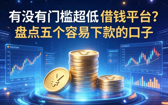 有没有门槛超低的借钱平台？盘点五个容易下款的口子