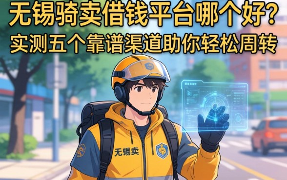 无锡骑手借钱平台哪个好？实测五个靠谱渠道助你轻松周转