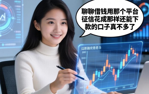 聊聊借钱用那个平台：征信花成那样还能下款的口子真不多了