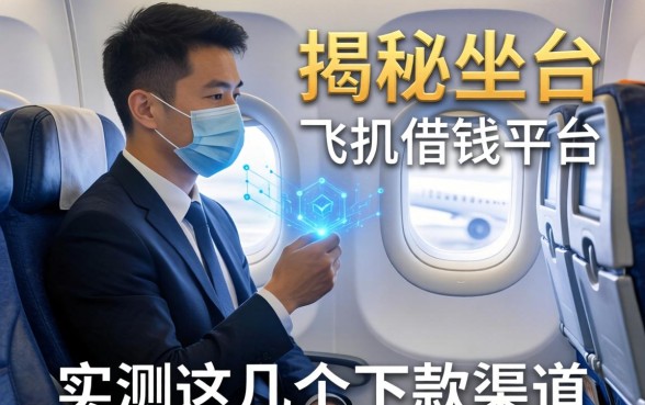 揭秘坐飞机借钱平台：实测这几个下款渠道