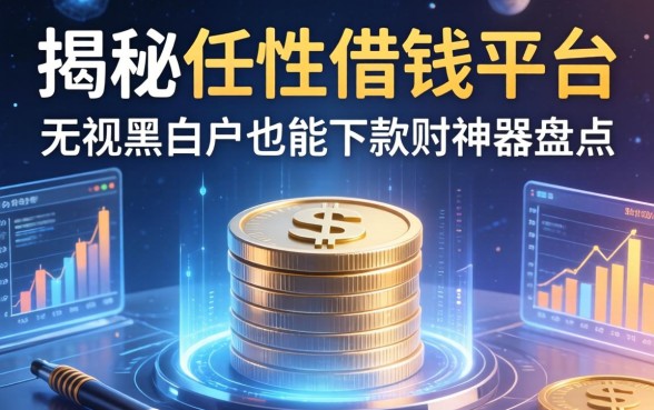 揭秘任性借钱平台：无视黑白户也能下款的神器盘点