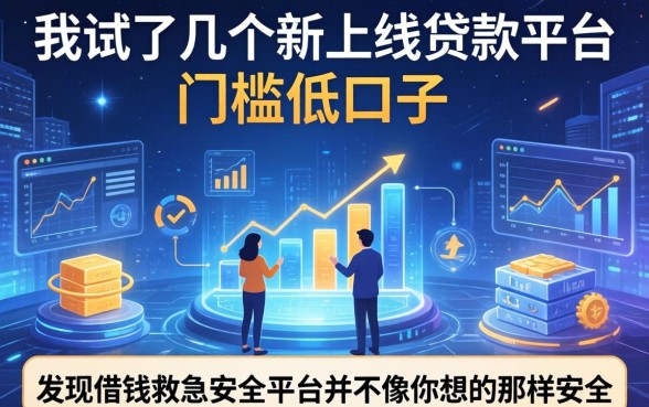 我试了几个新上线贷款平台门槛低口子，发现借钱救急安全平台并不像你想的那样安全