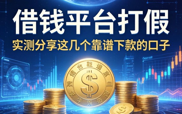 借钱平台打假：实测分享这几个靠谱下款的口子