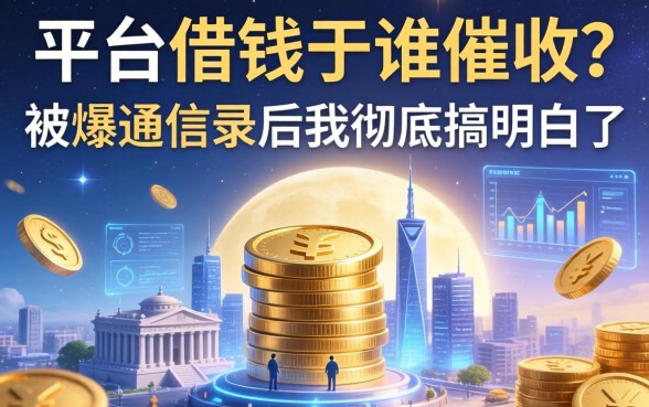 平台借钱由谁催收？被爆通讯录后我彻底搞明白了