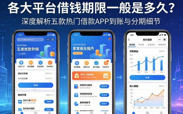 各大平台借钱期限一般是多久？深度解析五款热门借款App的到账与分期细节