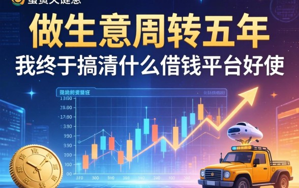 做生意周转五年，我终于搞清什么借钱平台好使