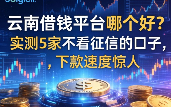 云南借钱平台哪个好？实测5家不看征信的口子，下款速度惊人