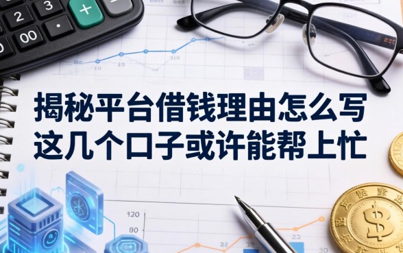 揭秘平台借钱理由怎么写，这几个口子或许能帮上忙