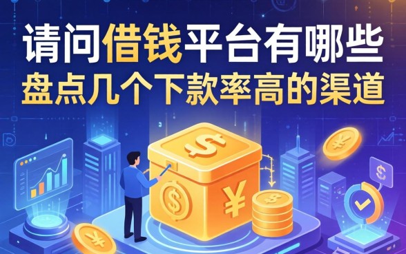 请问借钱的平台有哪些？盘点几个下款率高的渠道