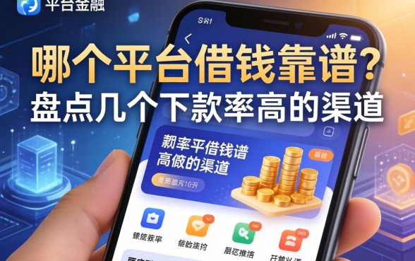 手机哪个平台借钱靠谱？盘点几个下款率高的渠道
