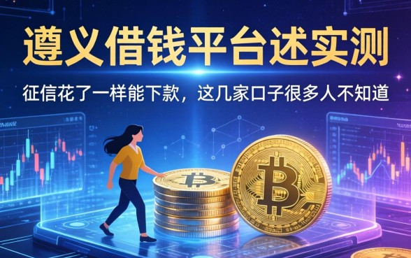 遵义借钱平台实测：征信花了一样能下款，这几家口子很多人不知道