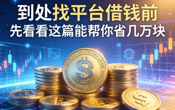 到处找平台借钱前，先看看这篇能帮你省几万块