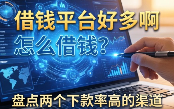 借钱平台好多啊怎么借钱？盘点两个下款率高的渠道