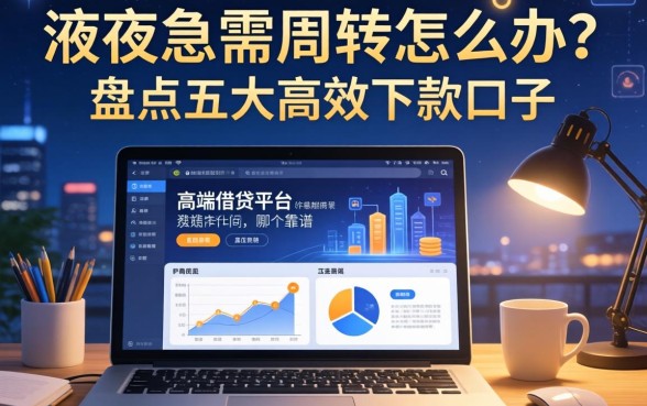 深夜急需周转怎么办？电脑端借钱平台哪个靠谱？盘点五大高效下款口子
