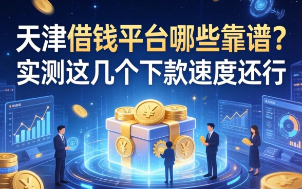 天津借钱平台哪些靠谱？实测这几个下款速度还行