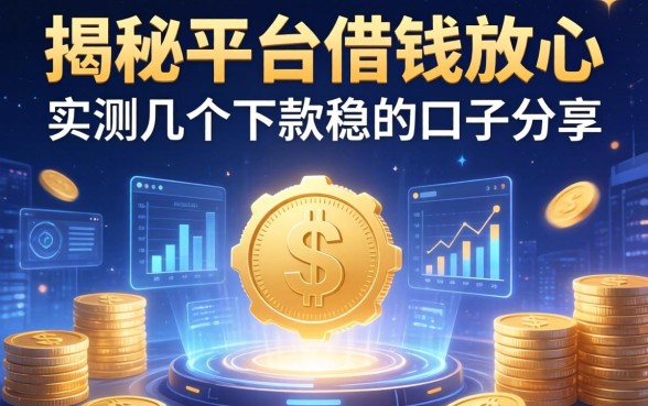 揭秘平台借钱放心：实测几个下款稳的口子分享