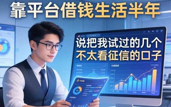 靠平台借钱生活半年，说说我试过的几个不太看征信的口子