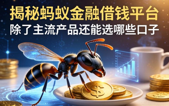 揭秘蚂蚁金融借钱平台：除了主流产品还能选哪些口子
