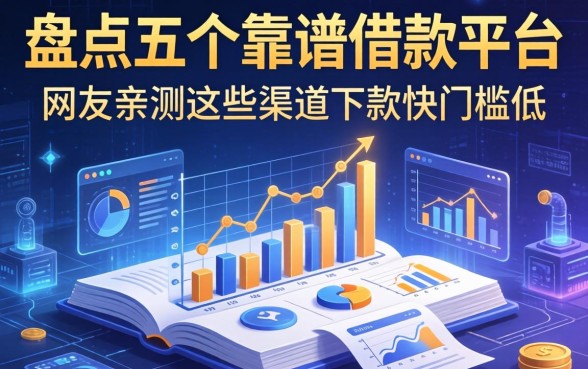 盘点五个靠谱借款平台，网友亲测这些渠道下款快门槛低