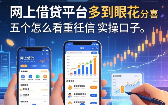 网上借钱平台多到眼花，分享五个不怎么看重征信的实操口子