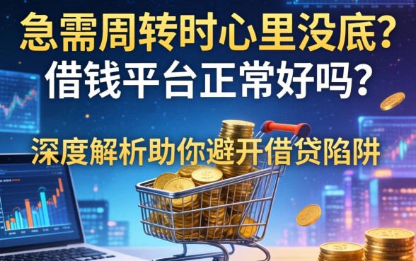 急需周转时心里没底？借钱平台正常吗？深度解析助你避开借贷陷阱