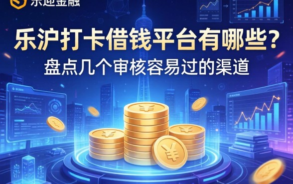 乐清打卡借钱平台有哪些？盘点几个审核容易过的渠道