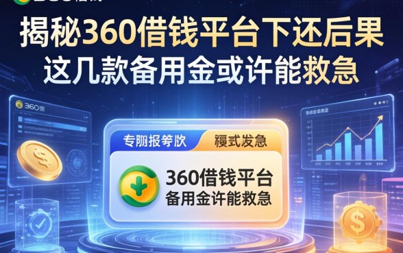 揭秘360借钱平台不还后果，这几款备用金或许能救急