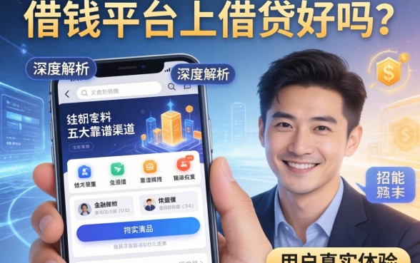 在借钱平台上借钱好吗？深度解析五大靠谱渠道与用户真实体验