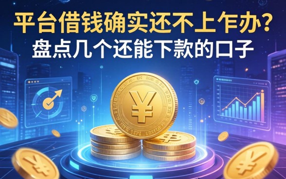 平台借钱确实还不上咋办?盘点几个还能下款的口子